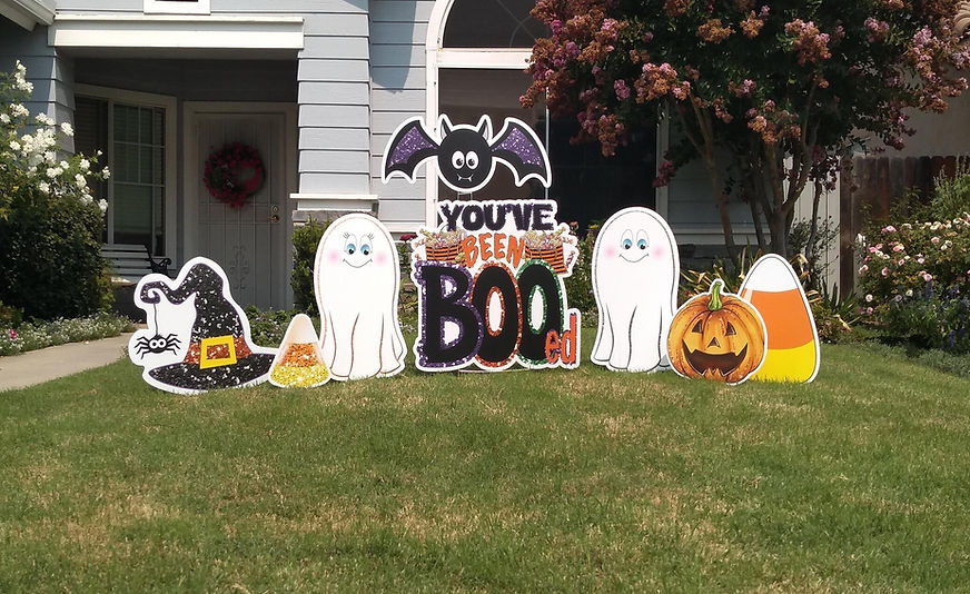 Holiday yard sign
