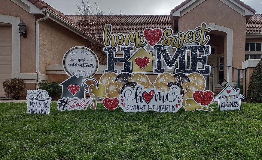 New home yard sign